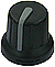 Gałka  N-4TPE-U wskaźnik grafitowy oś 6mm molet.